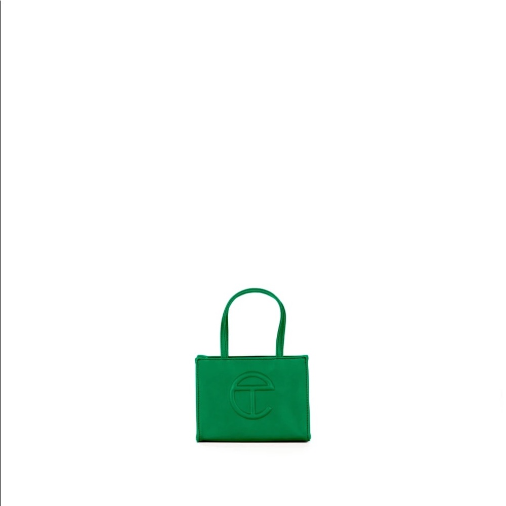 Authentic Telfar Small Shopping Bag (Greenscreen)